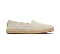 TOMS Mocasines Planos clásicos Alpargata Rope para Mujer, Bronceado Natural, 36 EU