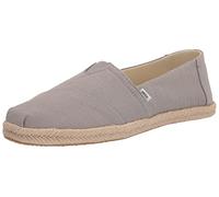 TOMS Mocasines Planos clásicos Alpargata Rope para Mujer, Gris, 37.5 EU