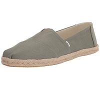 TOMS Mocasines Planos clásicos Alpargata Rope para Mujer, Gris Vetiver, 41 EU
