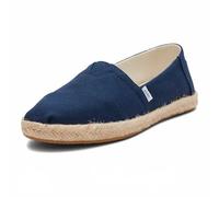TOMS Mocasines Planos clásicos Alpargata Rope para Mujer, Navy, 38.5 EU