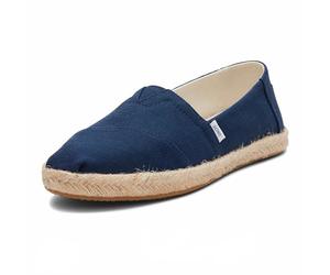 TOMS Mocasines Planos clásicos Alpargata Rope para Mujer, Navy, 40 EU