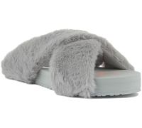 Toms Mujer Susie Eva Plataforma Leopardo Zapatos Color Gris Talla UK 3-8