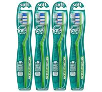 Tom's of Maine Cepillo de dientes Naturally Clean, suave, paquete de 4