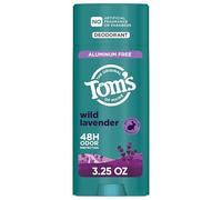 Tom's of Maine Desodorante natural de lavanda silvestre para mujeres y hombres, sin aluminio, 100 ml