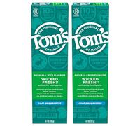 Tom's of Maine Wicked Fresh Paste, Cool Peppermint, 2 Count - Net WT 4.7 oz by Tom's of Maine