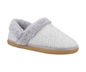 TOMS Pantuflas OsloSlipper para mujer, Drizzle Grey Cozy Herringbone, 36 EU