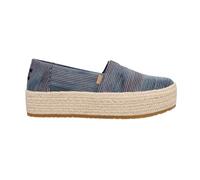 TOMS Plataforma Valencia para Mujer, Denim Azul Marino, 42 EU