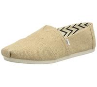 TOMS RECYCLED COTTON ALPARGATA, Mocasines Planos para Hombre, Beige Beige Oscuro, 39 EU