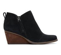 TOMS Rylie - Botines para mujer, Gamuza negra, 38 EU