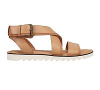 TOMS Sandalia plana Sidney Tread para mujer, crema, 38 EU