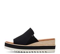 TOMS Sandalias casuales 10019736 para mujer, Lona pesada negra, 42.5 EU