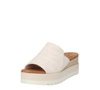 TOMS Sandalias 'DIANA MULE' beige / blanco lana 40 beige / blanco lana