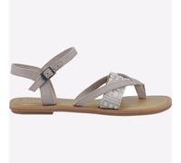 Toms Sandalias Tipo Hebilla Mujer Clásicas Casual Beige Tan Canvas