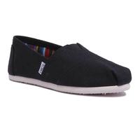 Toms sin Cordones Clásicos Mujer Lona Zapatillas en Varios Colores Talla UK 3-8