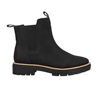 TOMS Skylar, Botas Estilo Chelsea Mujer, Negro Nubuck Sintético, 38.5 EU