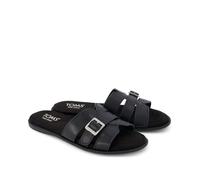 TOMS Sol, Sandalias deslizantes Mujer, Piel Negra, 38.5 EU