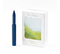 Tom's Studio The Wren - Bolígrafo recargable Midnight | Punta japonesa (0,3-0,5 mm) | Aluminio anodizado | Depósito y tinta incluidos