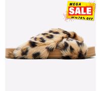 Toms Susie Eva Zapatillas De Casa De Piel De Leopardo Para Mujer