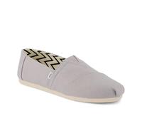TOMS Tenis Alpargata Classic para Hombre, Lona de algodón Reciclado Gris llovizna, 40.5 EU