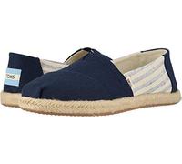 TOMS Tenis Alpargata para Hombre, Navy, 44 EU
