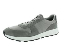 TOMS Tenis Trvl Lite RetroSneaker para Hombre, Repelente al Agua, Gamuza Gris llovizna de Sarga Vintage, 42 EU