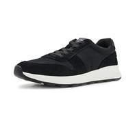 TOMS Tenis Trvl Lite RetroSneaker para Hombre, Sarga Vintage de Ante Negro Repelente al Agua, 39 EU
