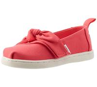 TOMS Tiny Alpargata Mocasines Planos, Sintético/Lona, Niñas, Rosa, 19.5
