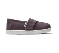 TOMS TINY ALPARGATA, Mocasines Planos, Unisex niños, Gris, 28.5 EU