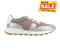 Toms Trvl Ligero Zapatillas de Mujer Diario Moda Retro Cuero Zapatillas Plata