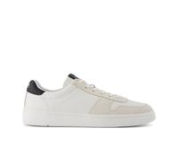 Toms TRVL Lite Court_White/Black, Zapatillas Hombre, 43 EU