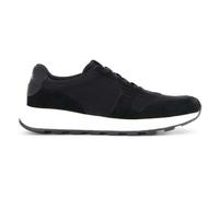 TOMS Trvl Lite Retro, Zapatillas Hombre, Sarga Vintage de Ante Negro Repelente al Agua, 45 EU