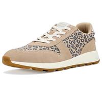 TOMS Trvl Lite Retro, Zapatillas Mujer, Oatmeal Small Leopard Spots Suede, 36 EU