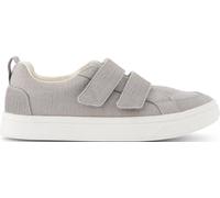 TOMS Unisex Kid's Cruz Double Strap Hook and Loop Sneaker, Drizzle Grey Heritage Canvas, 34.5 EU