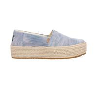TOMS Valencia, Mocasín Plano Mujer, Pastel Blue Novelty Denim, 42 EU