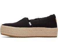 TOMS - Valencia, Plataforma, Black Canvas,