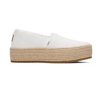 TOMS Alpargatas plataforma Valencia Mujer Blanco Talla 37 EU