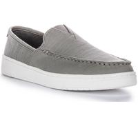 TOMS Viaje Ligero Reciclado Algodón sin Cordones Mocasín Gris Hombre Ru 7-12