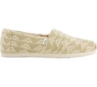 TOMS Alpargata Cloudbound, Mocasín Plano Mujer, Piel sintética Tejida Global Natural Multi acogedora, 38 EU