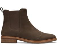 TOMS Women's Charlie Chelsea Boot, Canteen Nubuck Leather, 43.5 EU