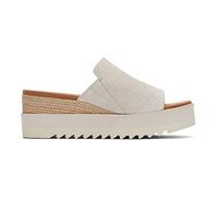 TOMS Women's Diana Wedge Sandal, Natural Yarn Dye, 37 EU
