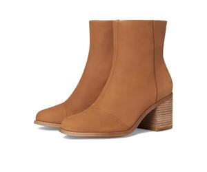 TOMS Women's Evelyn Mid Calf Boot, marrón (Tan Leather), 42.5 EU