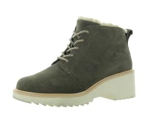 TOMS Women's Maude Lace Up Fashion Boot, Canteen Suede, 38 EU
