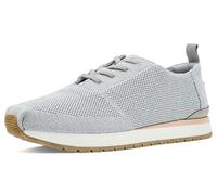 TOMS Women's Resident Plus Lace Up Sneaker, Light Grey Engineered Knit, 41 EU