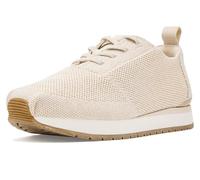 TOMS Women's Resident Plus Lace Up Sneaker, Natural Metallic Engineered Knit, 40 EU