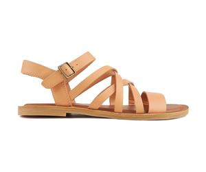 TOMS Women's Sephina Flat Sandal, Sandy Beige, 42 EU