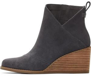 TOMS Women's Sutton Ankle Boot, Forged Iron Suede, 41 EU