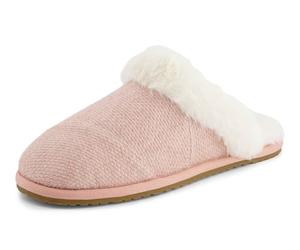TOMS Women's Valerie Slipper, Vintage Pink Sparkle Knit, 37.5 EU