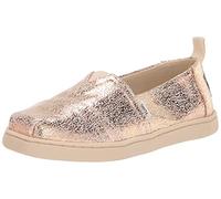 TOMS Youth Alpargata Espadrille, Gold Crackle Foil