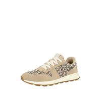 TOMS TRVL Lite - Tenis Retro para Mujer, Avena, Lunares de Leopardo pequeños/Gamuza, Talla 6.5 de Reino Unido