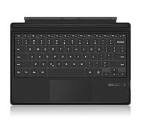 Tomsenn Surface Pro 4 / Pro 3 Surface Pro 2017 Type Cover, Teclado Bluetooth inalámbrico Ultrafino con touchpad, retroiluminación LED de 7 Colores y Litio Integrado